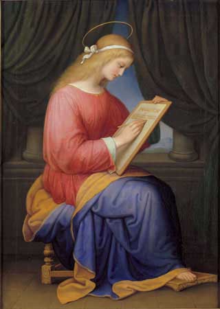 Mary Writing the Magnificat